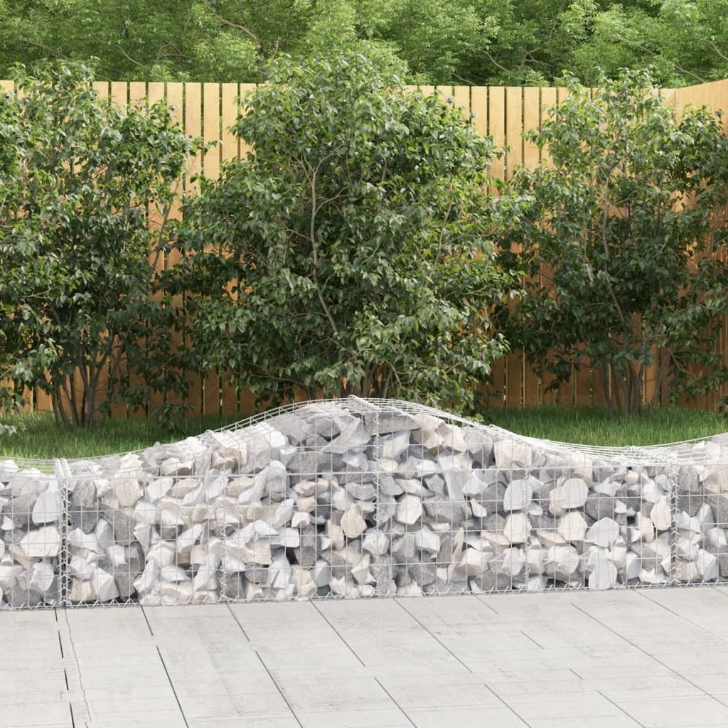Arched Gabion Basket Galvanised Iron