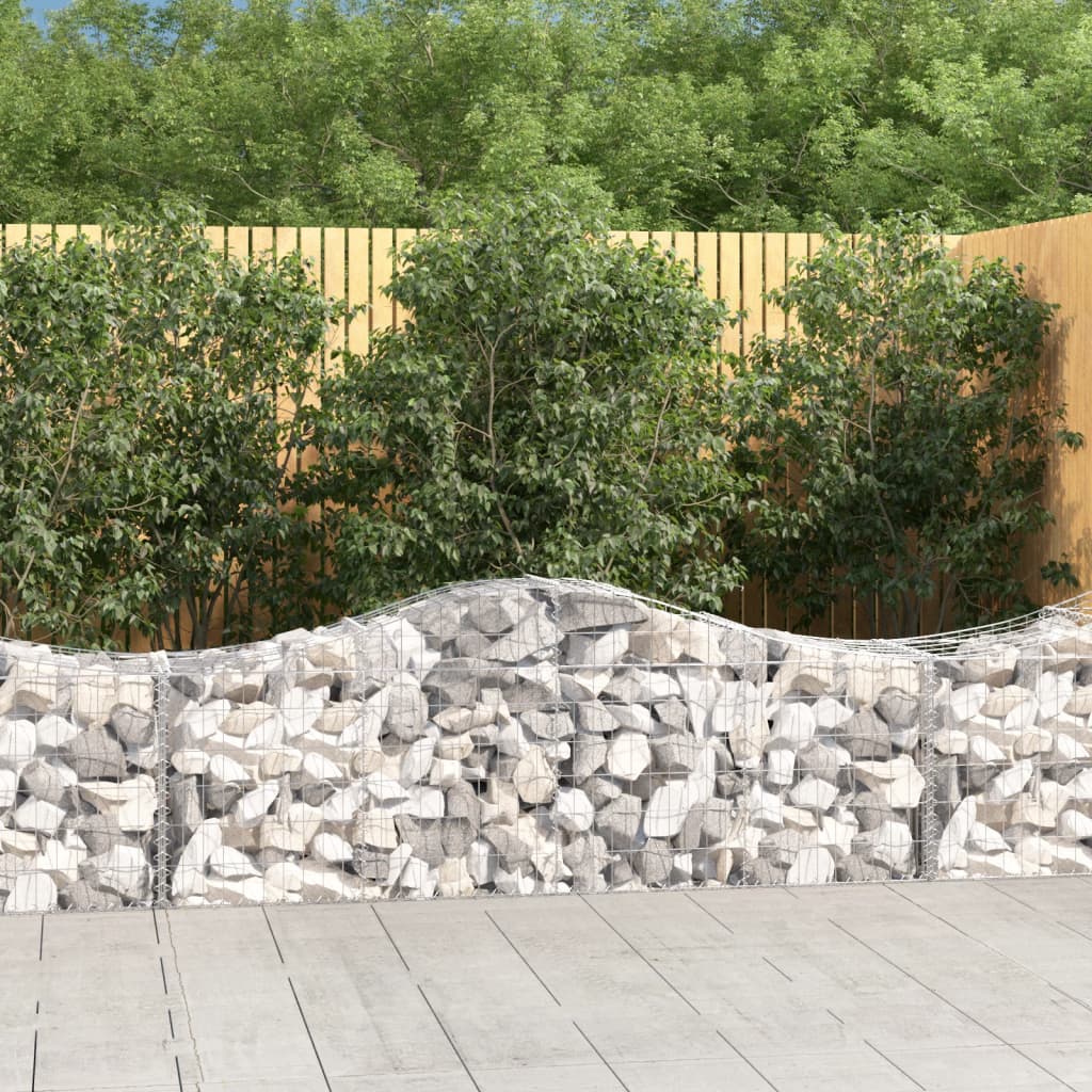 Arched Gabion Basket Galvanised Iron