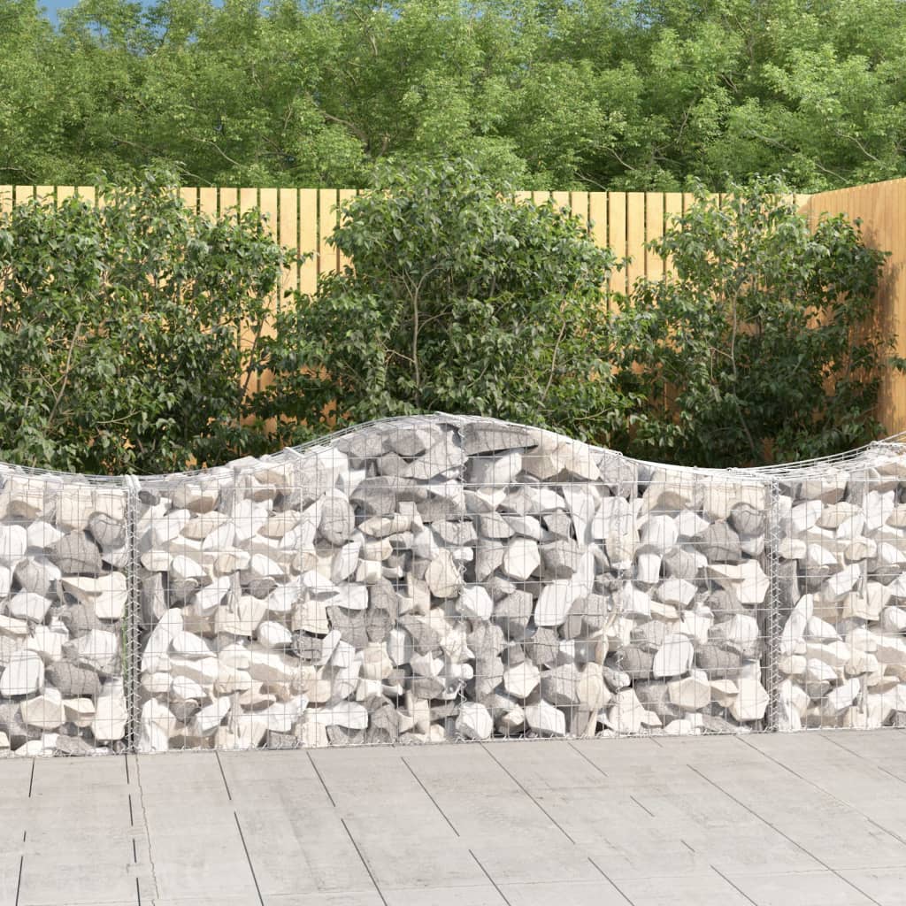 Arched Gabion Basket Galvanised Iron