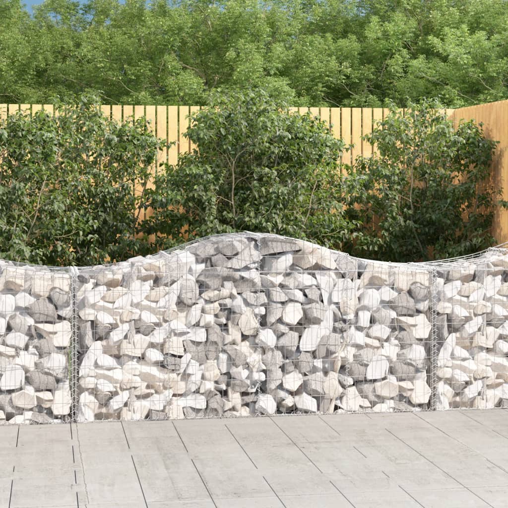 Arched Gabion Basket Galvanised Iron