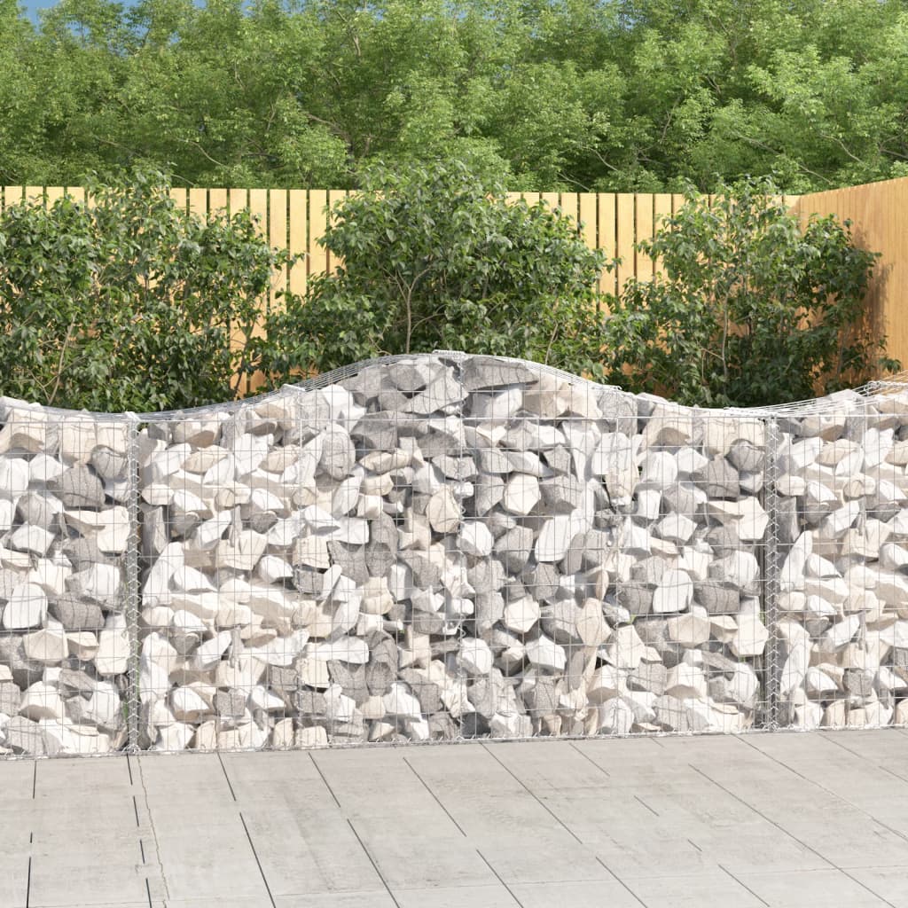 Arched Gabion Basket Galvanised Iron
