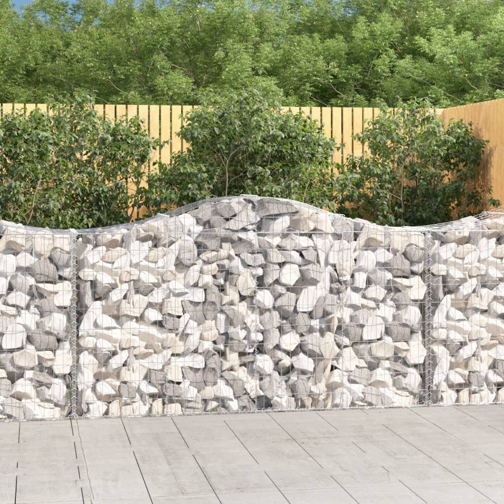 Arched Gabion Basket Galvanised Iron