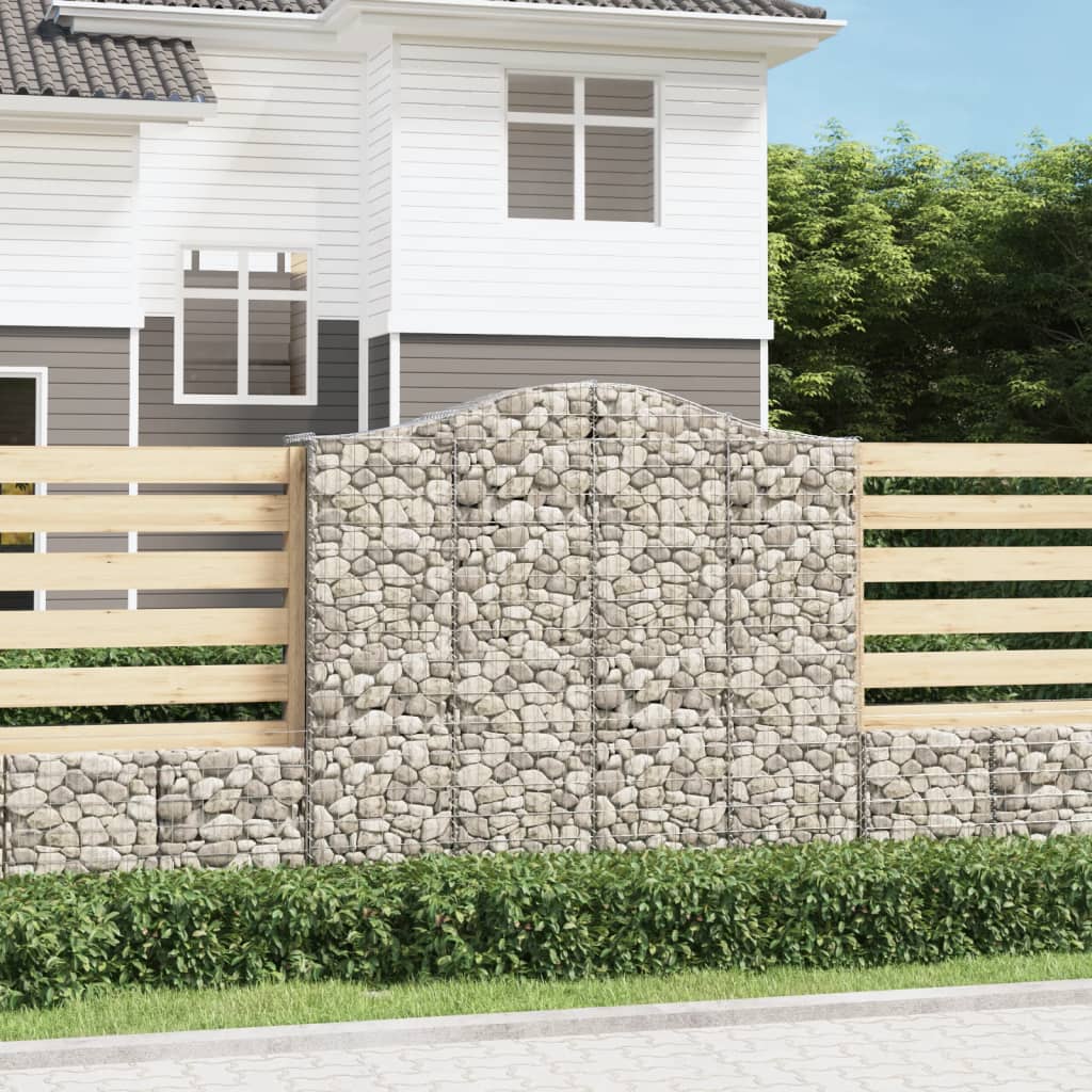 Arched Gabion Basket Galvanised Iron