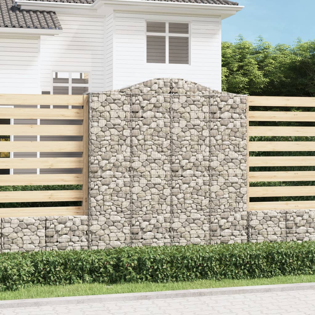 Arched Gabion Basket Galvanised Iron