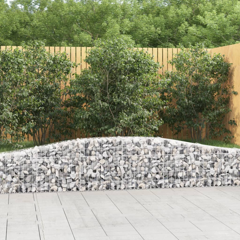 Arched Gabion Basket Galvanised Iron