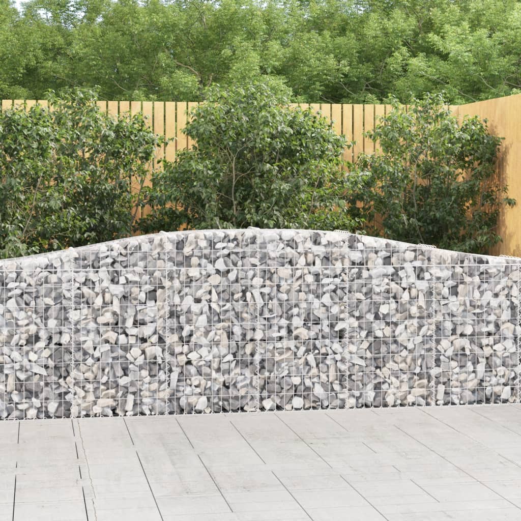 Arched Gabion Basket Galvanised Iron