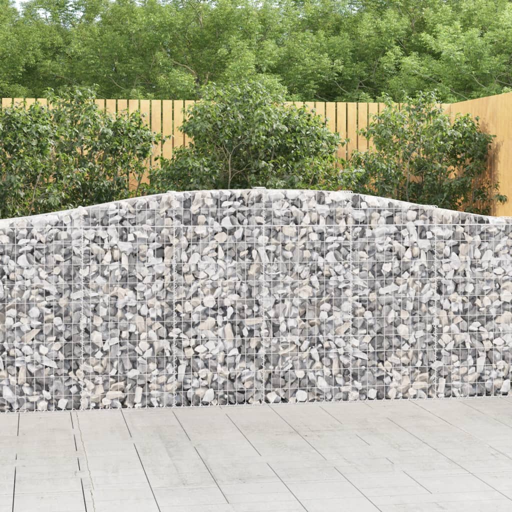 Arched Gabion Basket Galvanised Iron