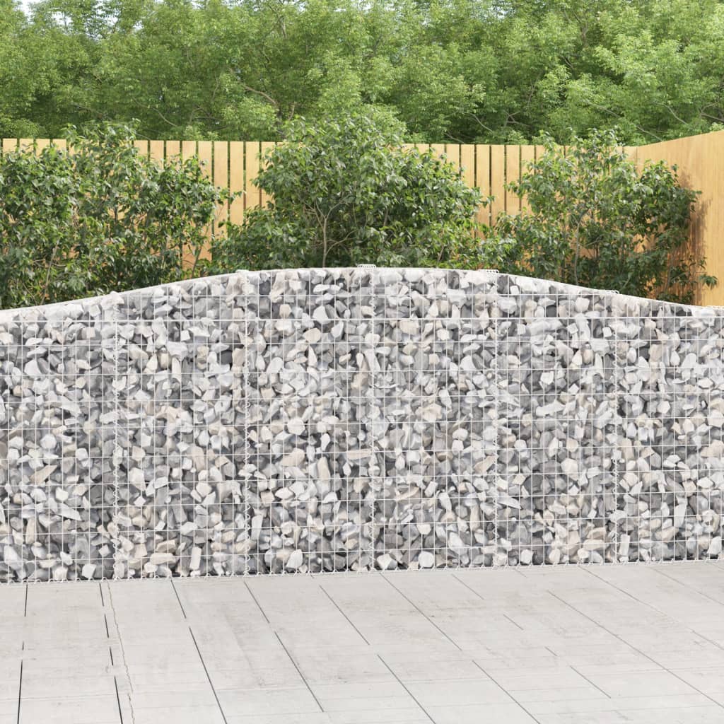 Arched Gabion Basket Galvanised Iron