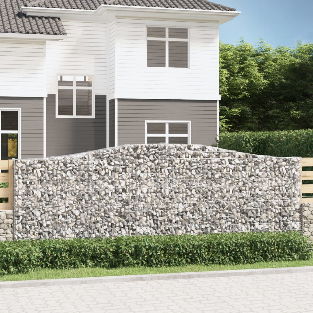 Arched Gabion Basket Galvanised Iron