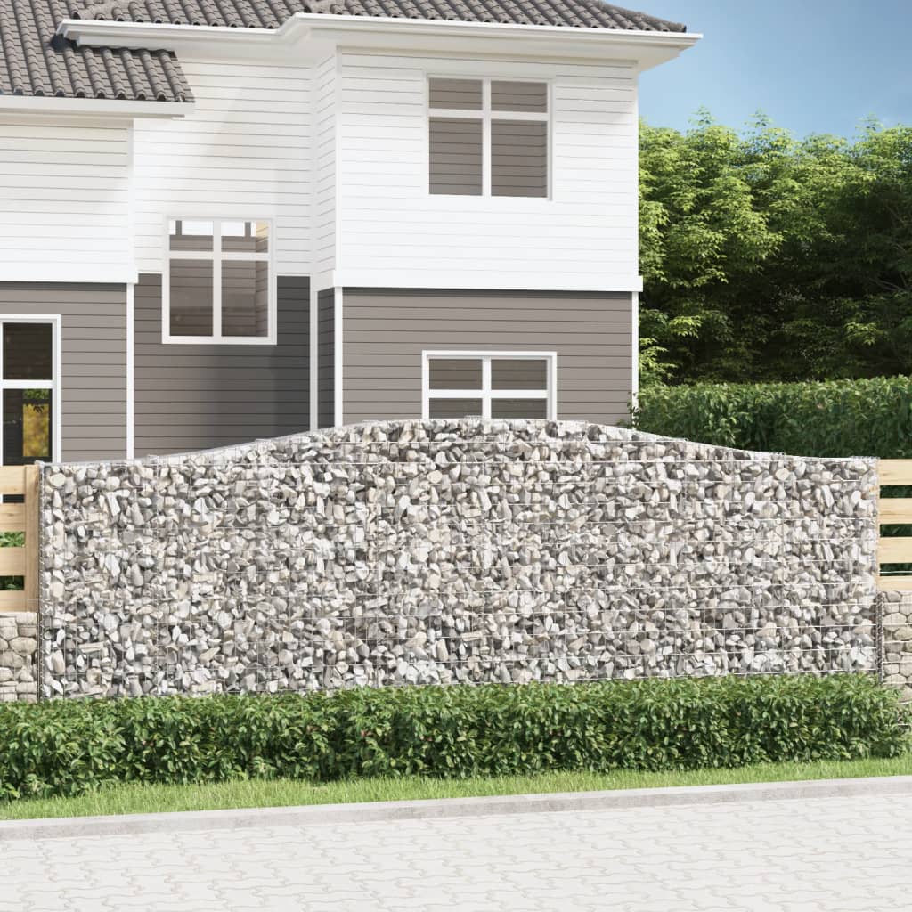 Arched Gabion Basket Galvanised Iron