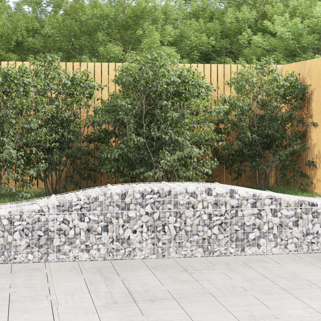 Arched Gabion Basket Galvanised Iron