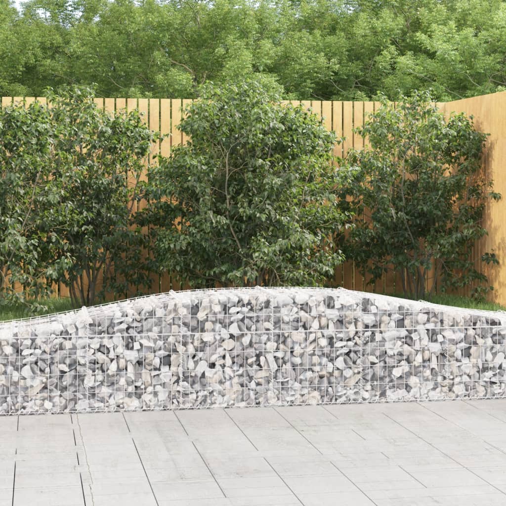 Arched Gabion Basket Galvanised Iron