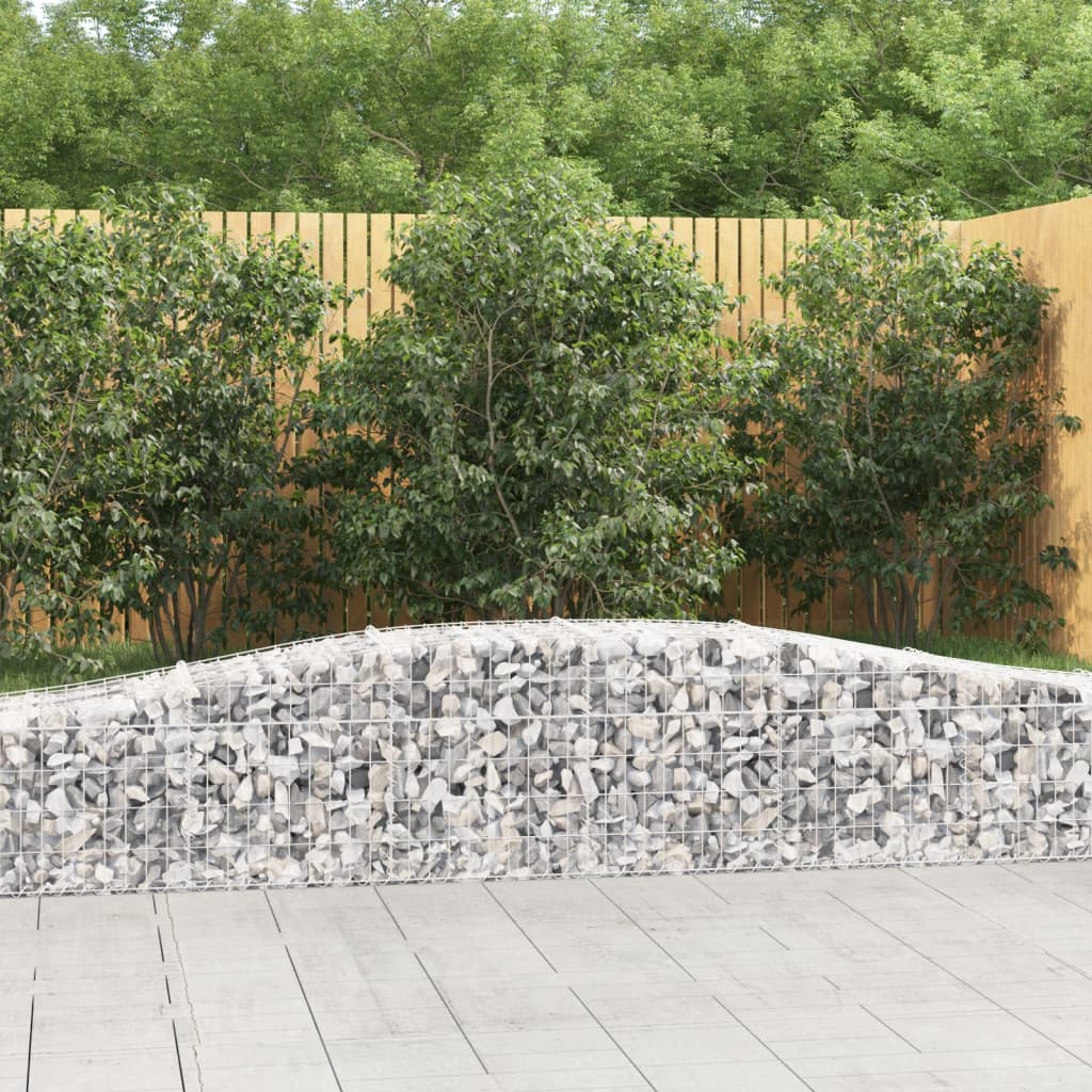 Arched Gabion Basket Galvanised Iron