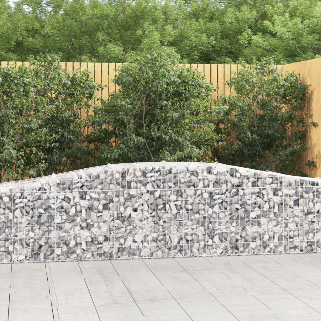 Arched Gabion Basket Galvanised Iron