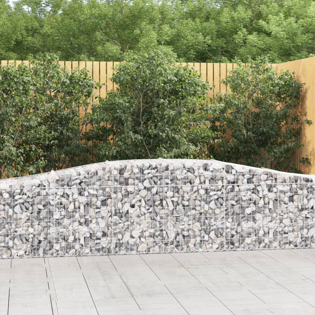 Arched Gabion Basket Galvanised Iron