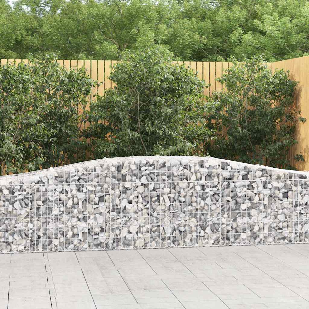 Arched Gabion Basket Galvanised Iron