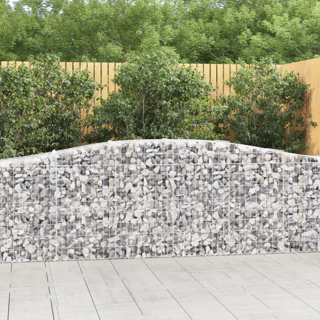 Arched Gabion Basket Galvanised Iron