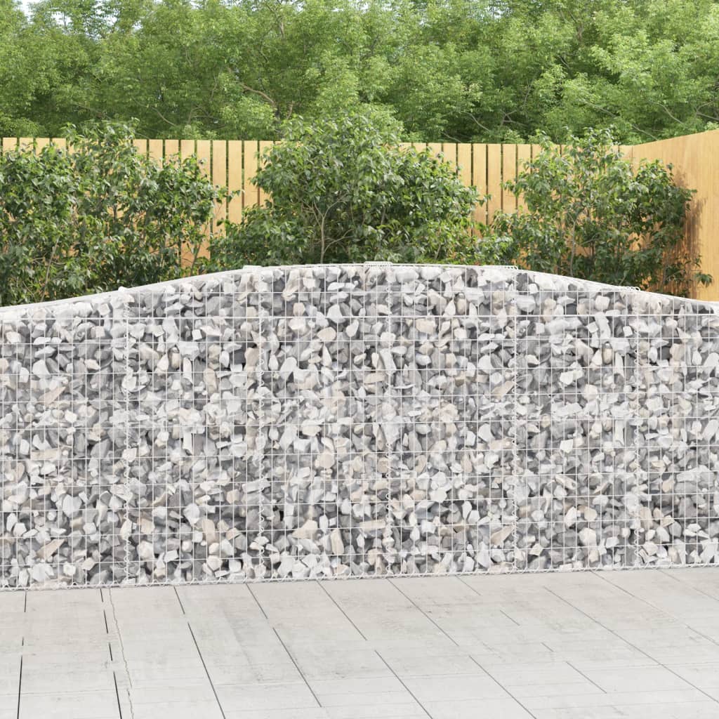 Arched Gabion Basket Galvanised Iron
