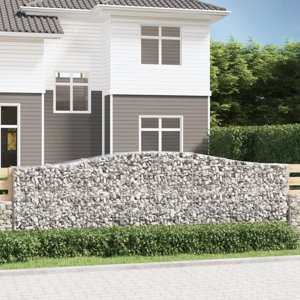 Arched Gabion Basket Galvanised Iron