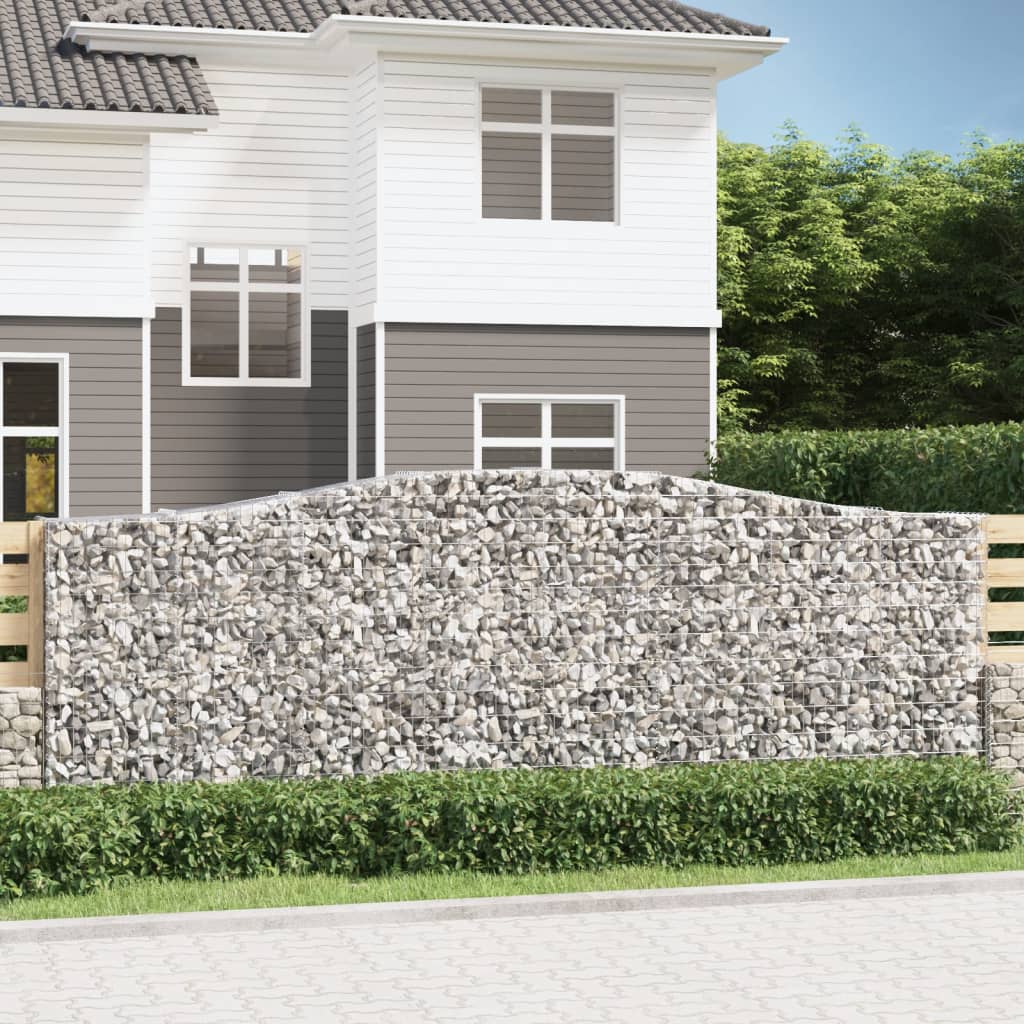 Arched Gabion Basket Galvanised Iron