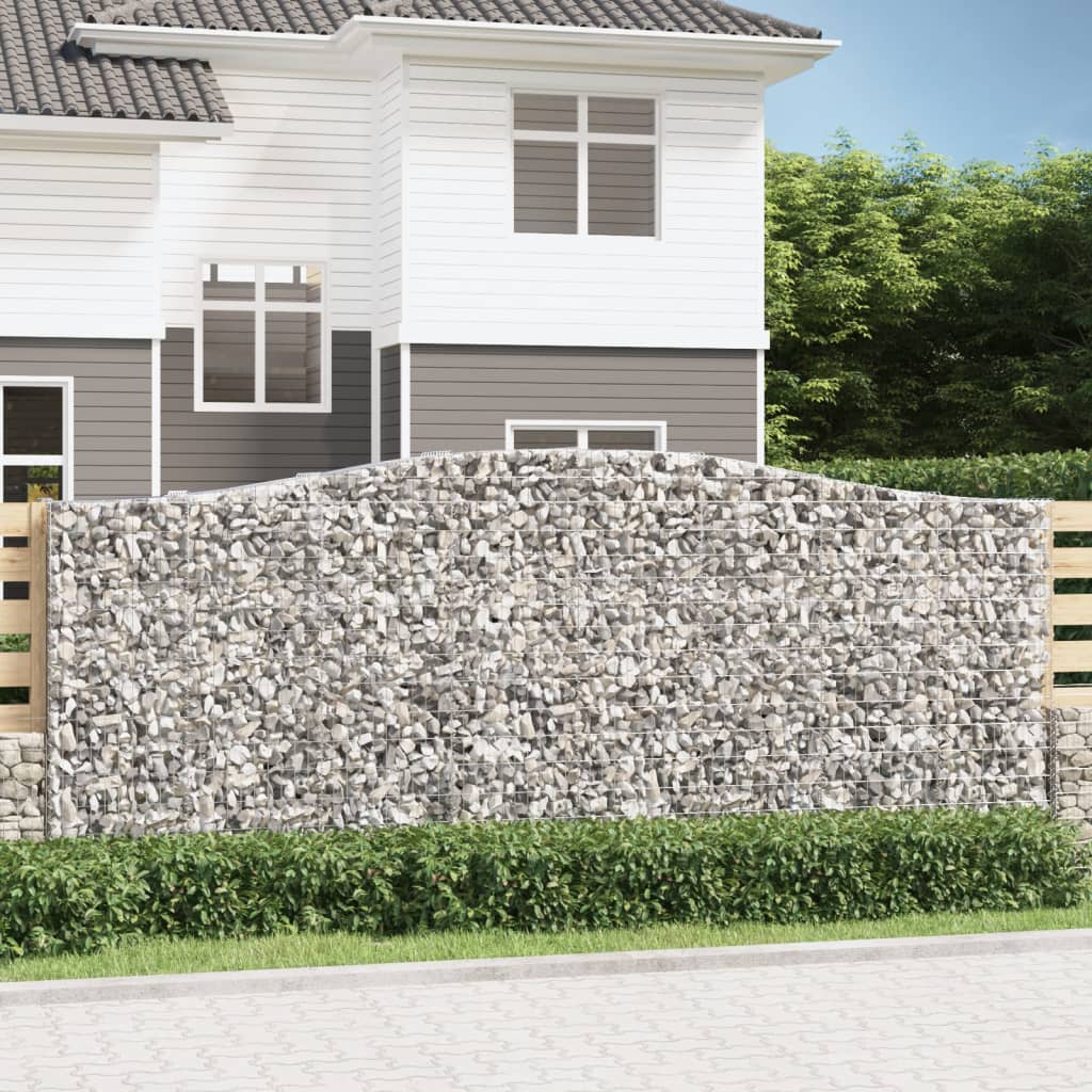 Arched Gabion Basket Galvanised Iron