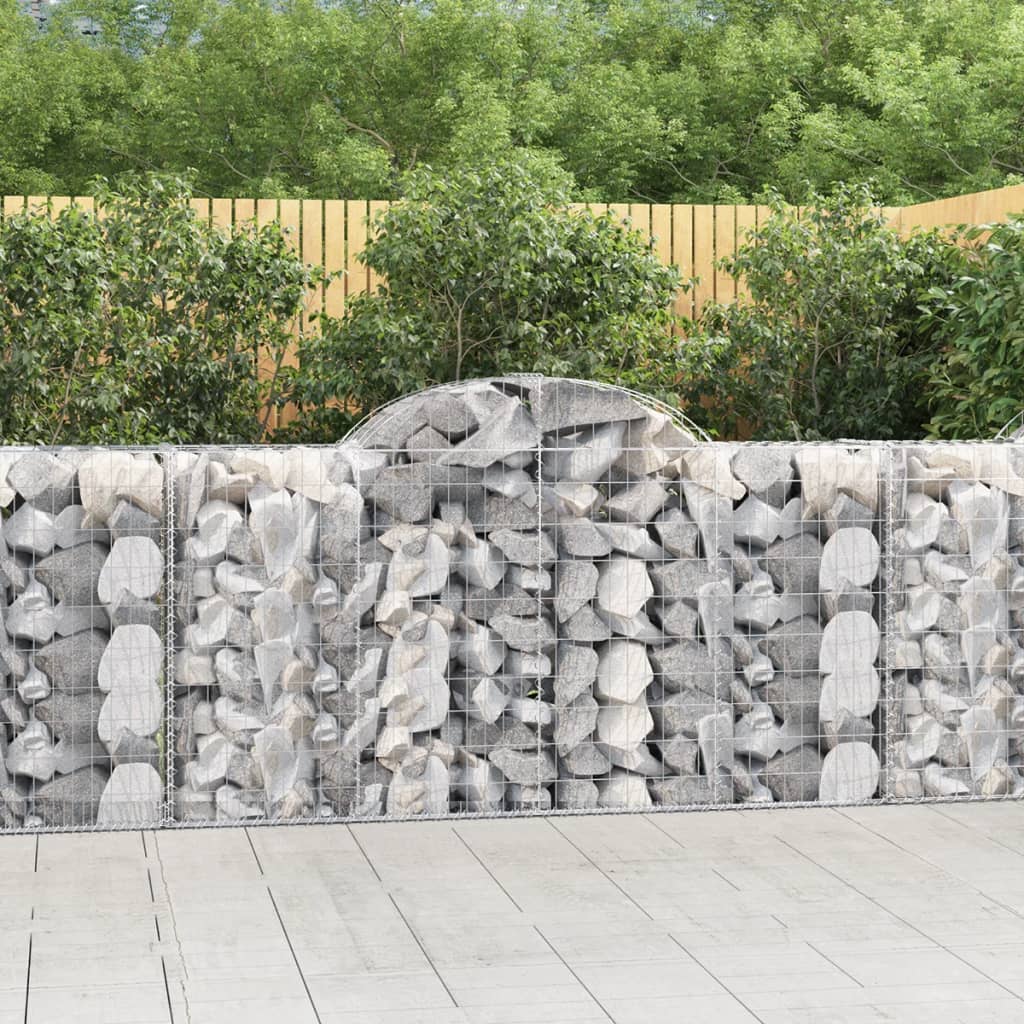 Arched Gabion Basket Galvanised Iron