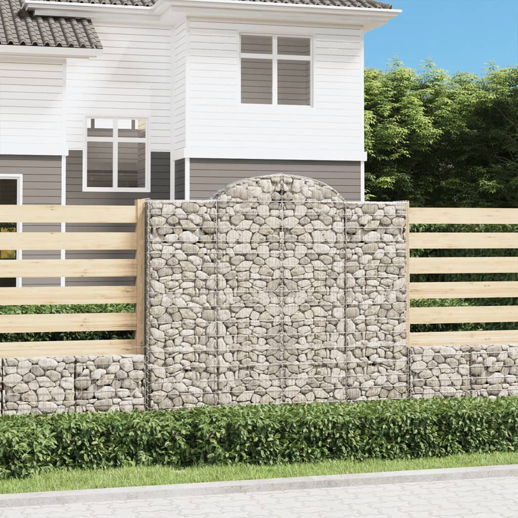 Arched Gabion Basket Galvanised Iron