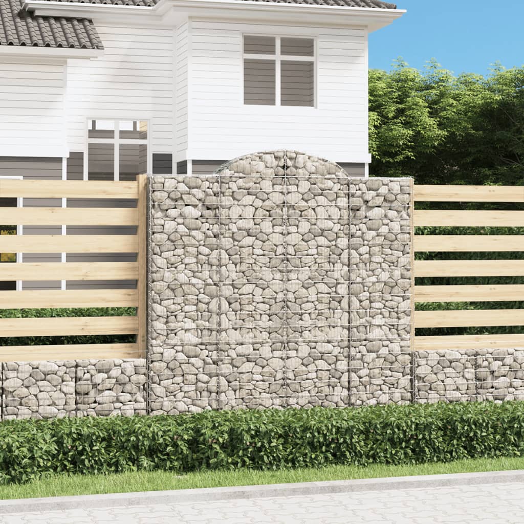 Arched Gabion Basket Galvanised Iron