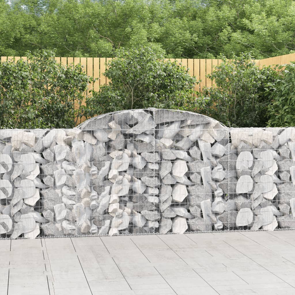 Arched Gabion Basket Galvanised Iron