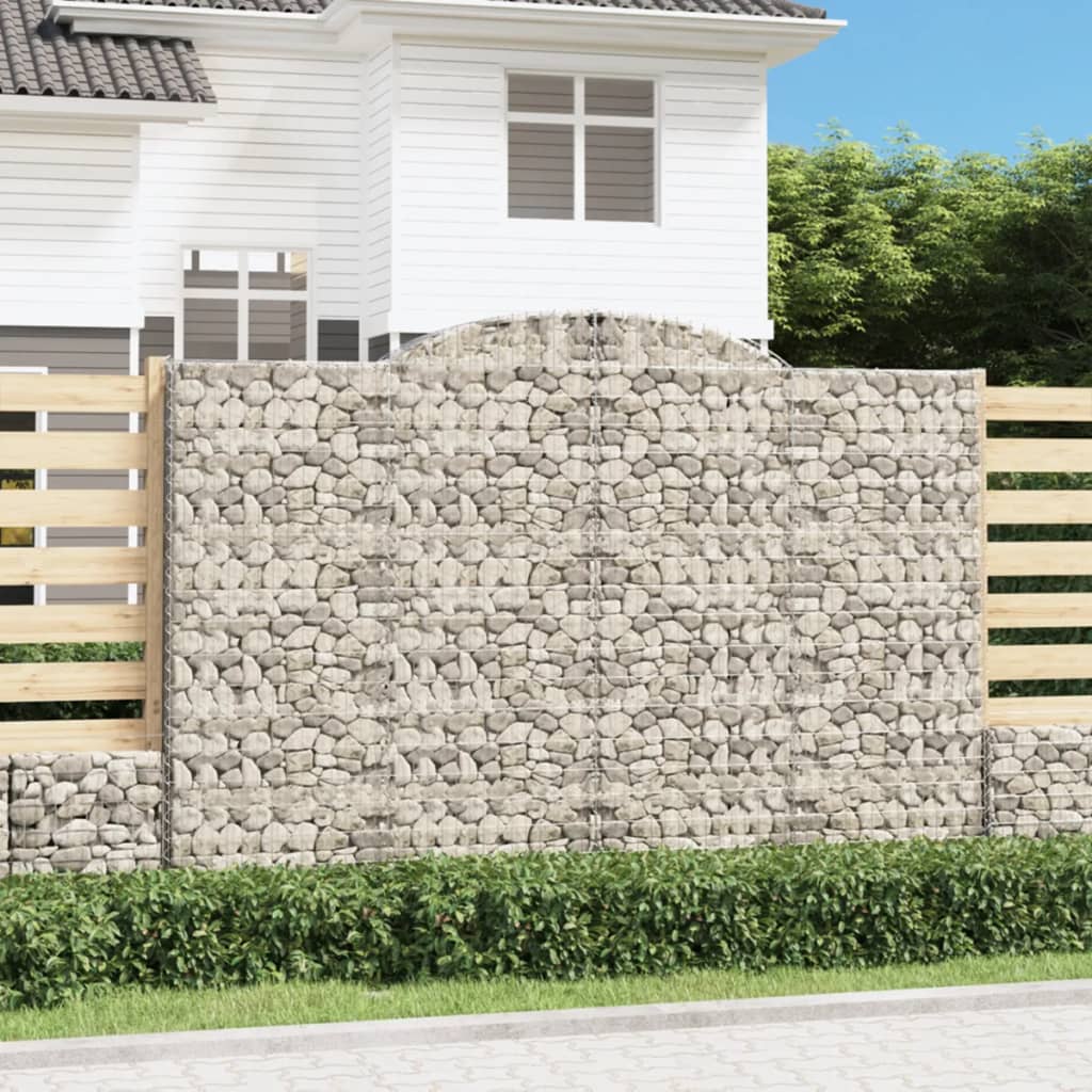 Arched Gabion Basket Galvanised Iron