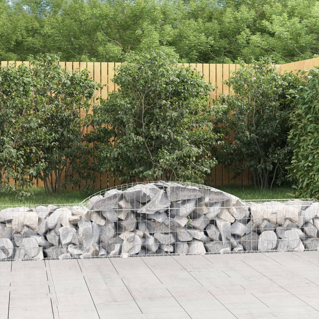 Arched Gabion Basket Galvanised Iron