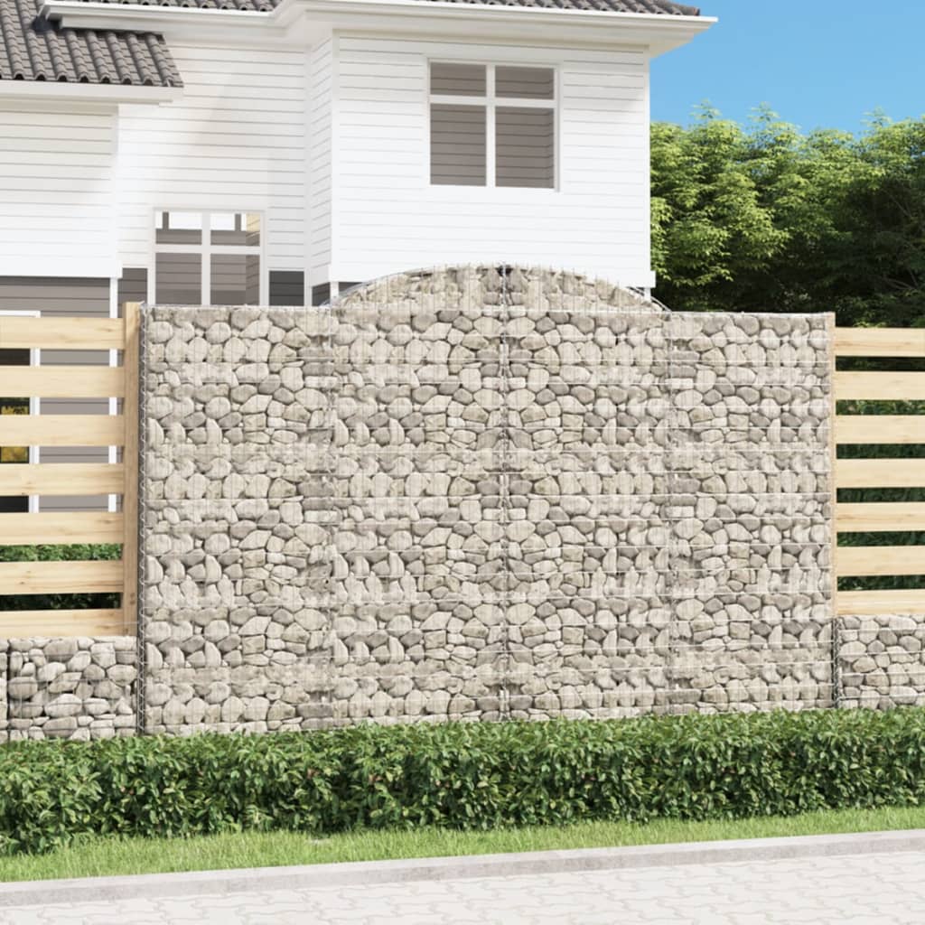 Arched Gabion Basket Galvanised Iron