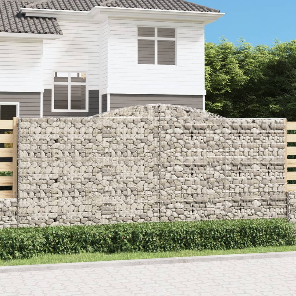Arched Gabion Basket Galvanised Iron