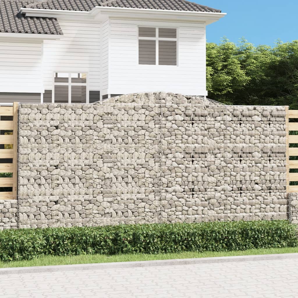 Arched Gabion Basket Galvanised Iron