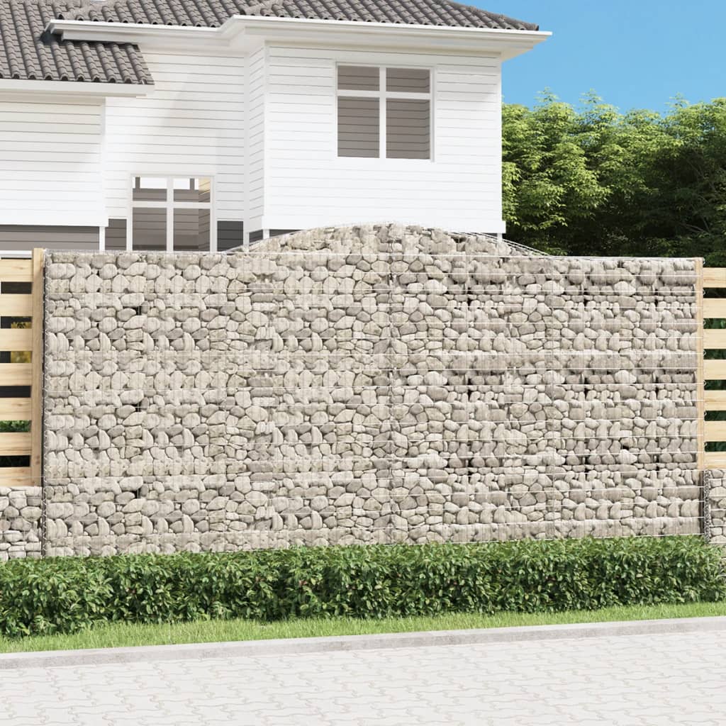 Arched Gabion Basket Galvanised Iron
