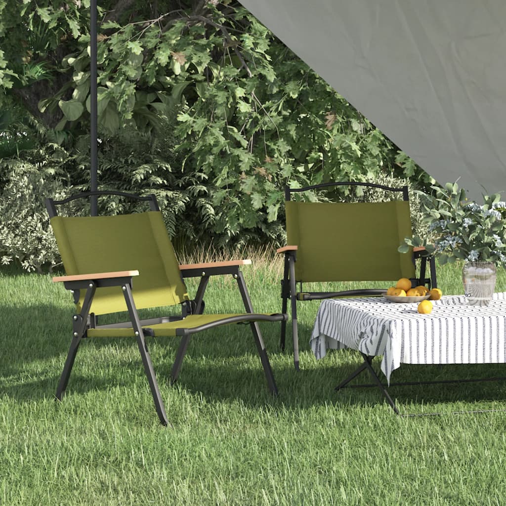 Camping Chairs 2 Pcs 54X43X59Cm Oxford Fabric