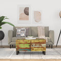Coffee Table 80X50X40 Cm Solid Wood Acacia&Engineered Wood