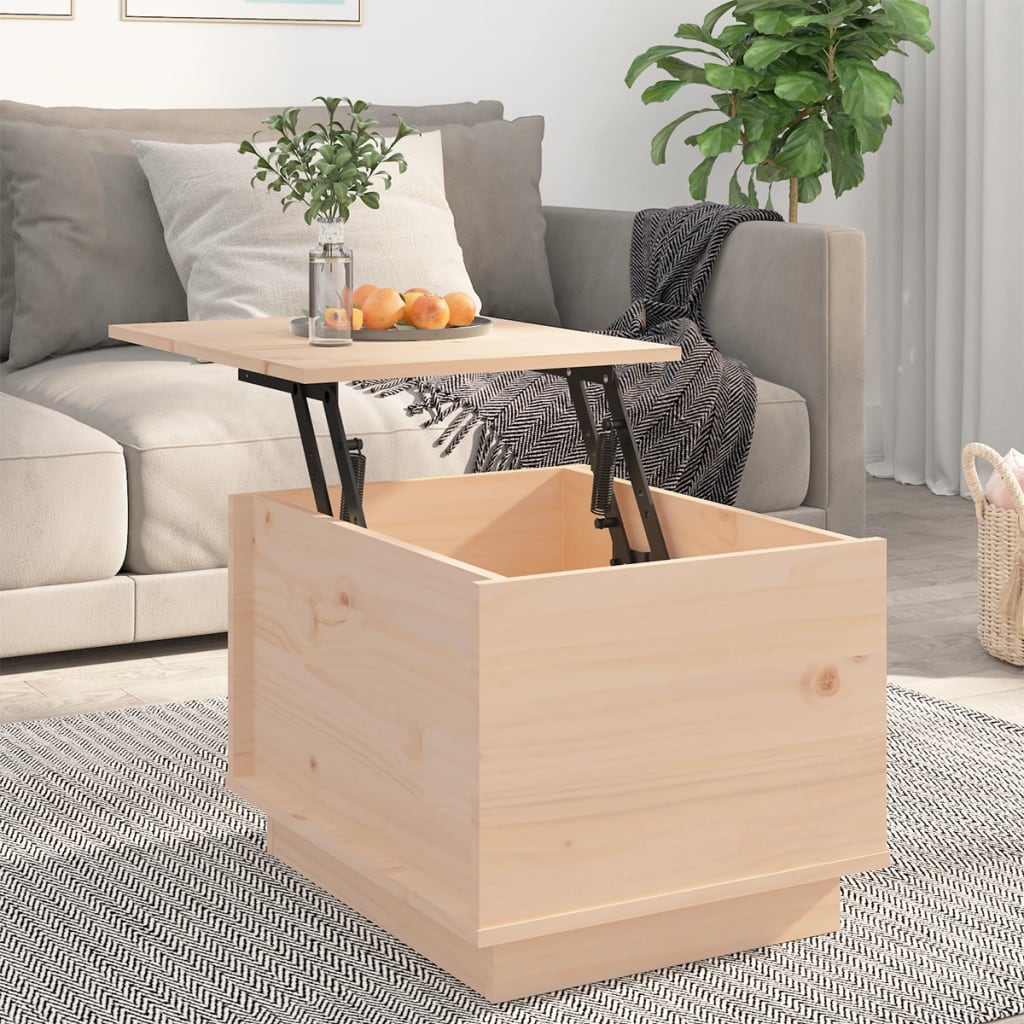 Coffee Table 40X50X35 Cm Solid Wood Pine