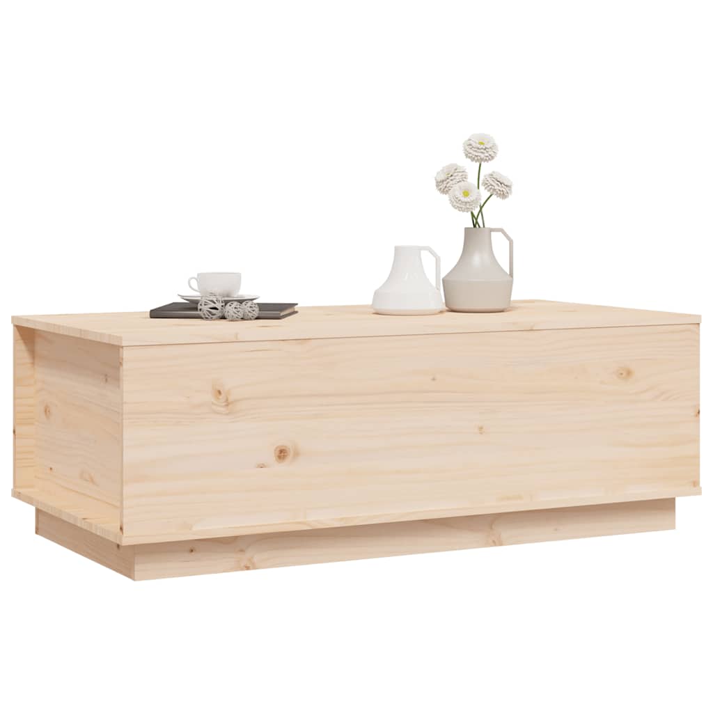 Coffee Table 100X50X35 Cm Solid Wood Pine