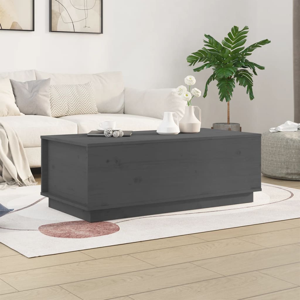 Coffee Table 100X50X35 Cm Solid Wood Pine