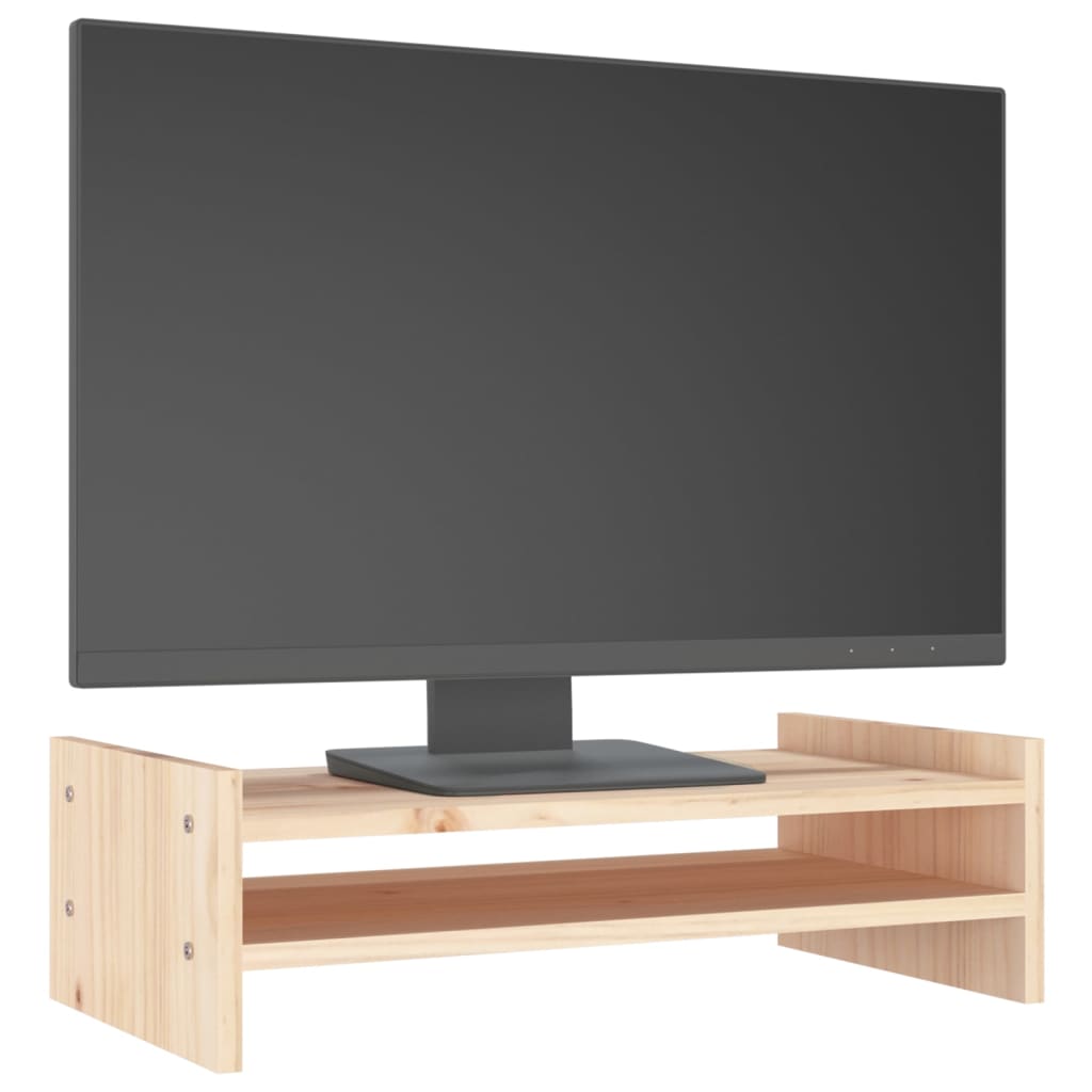 Monitor Stand Solid Wood Pine