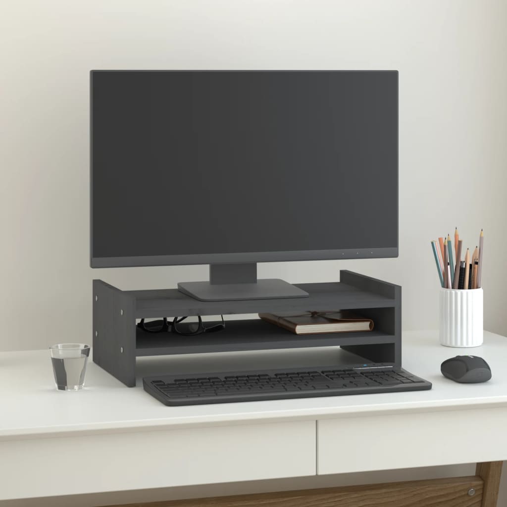 Monitor Stand Solid Wood Pine