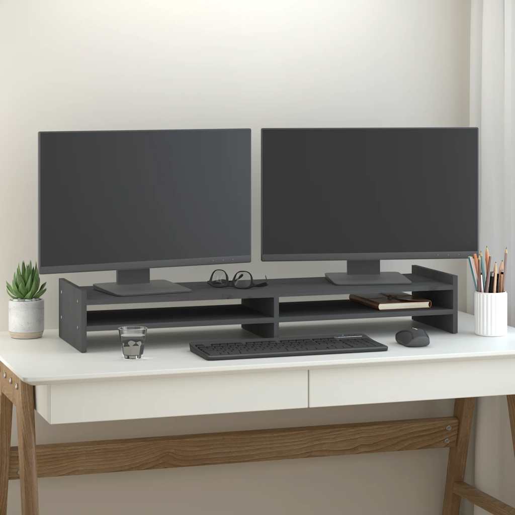 Monitor Stand Solid Wood Pine