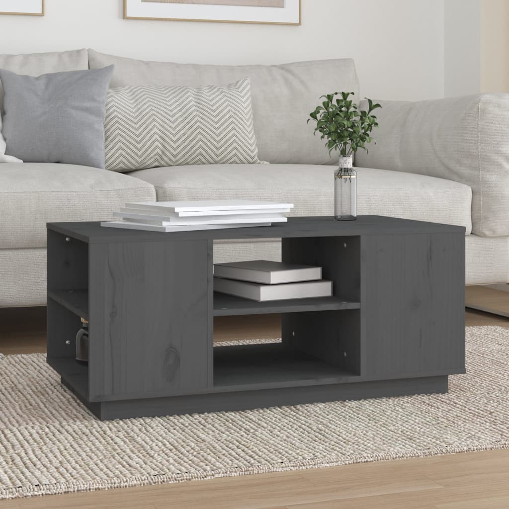 Coffee Table 90X49X40.5 Cm Solid Wood Pine