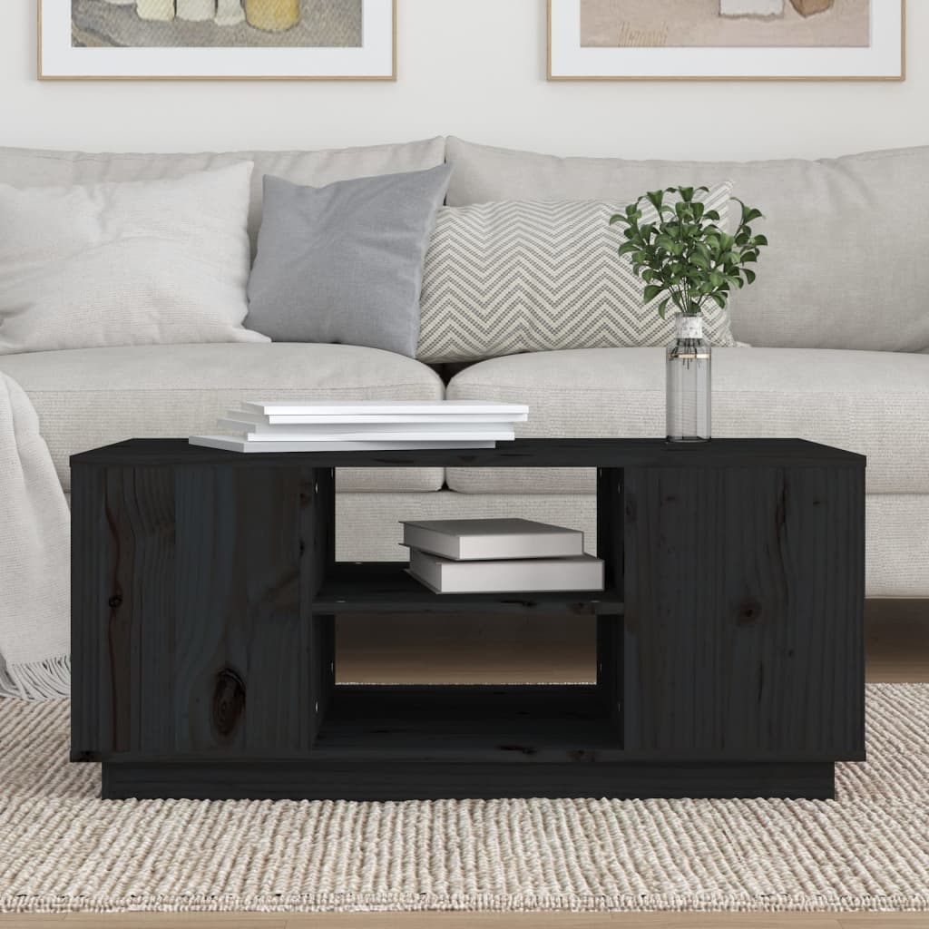Coffee Table 90X49X40.5 Cm Solid Wood Pine