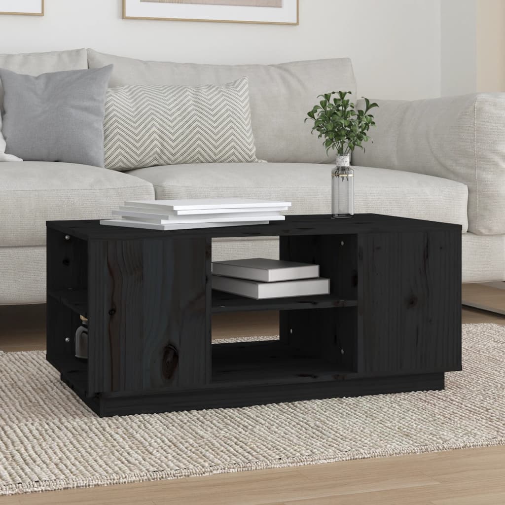 Coffee Table 90X49X40.5 Cm Solid Wood Pine