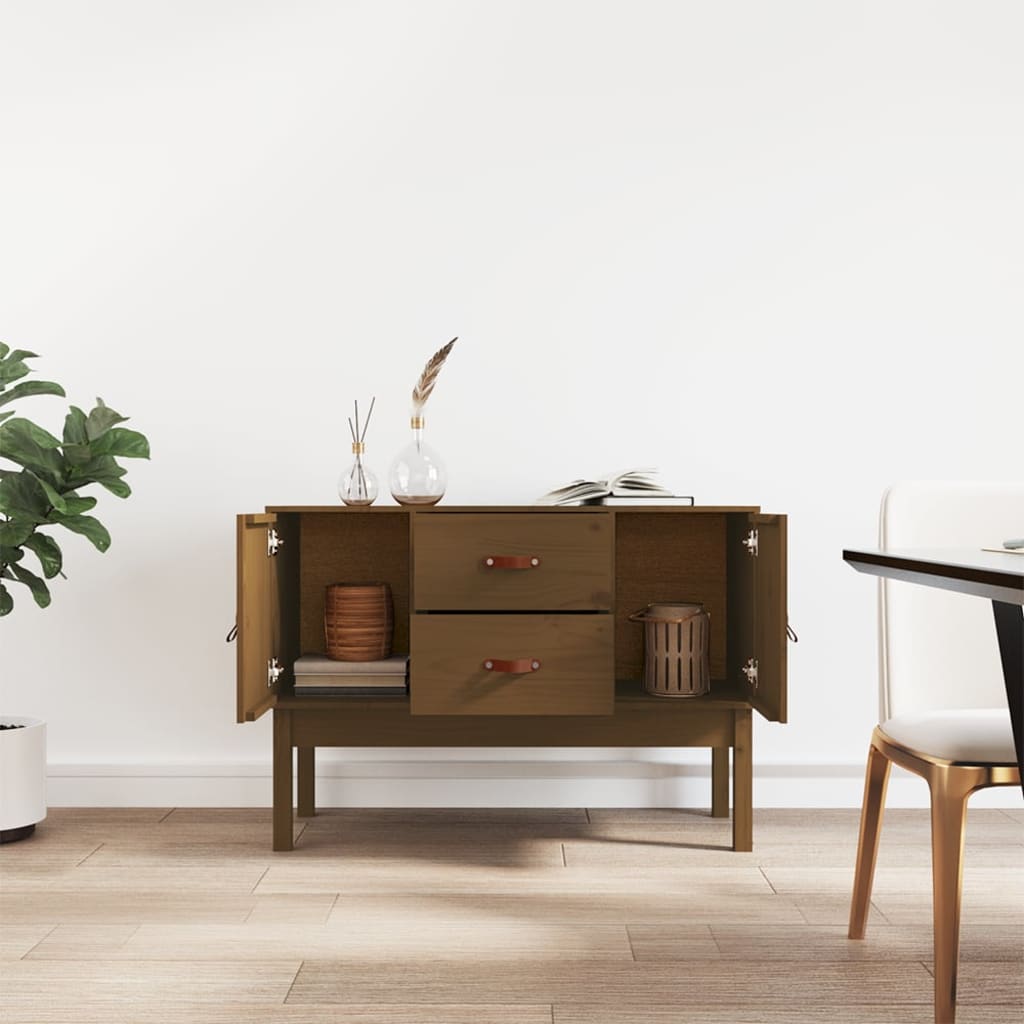 Sideboard 110X40X78 Cm Solid Wood Pine