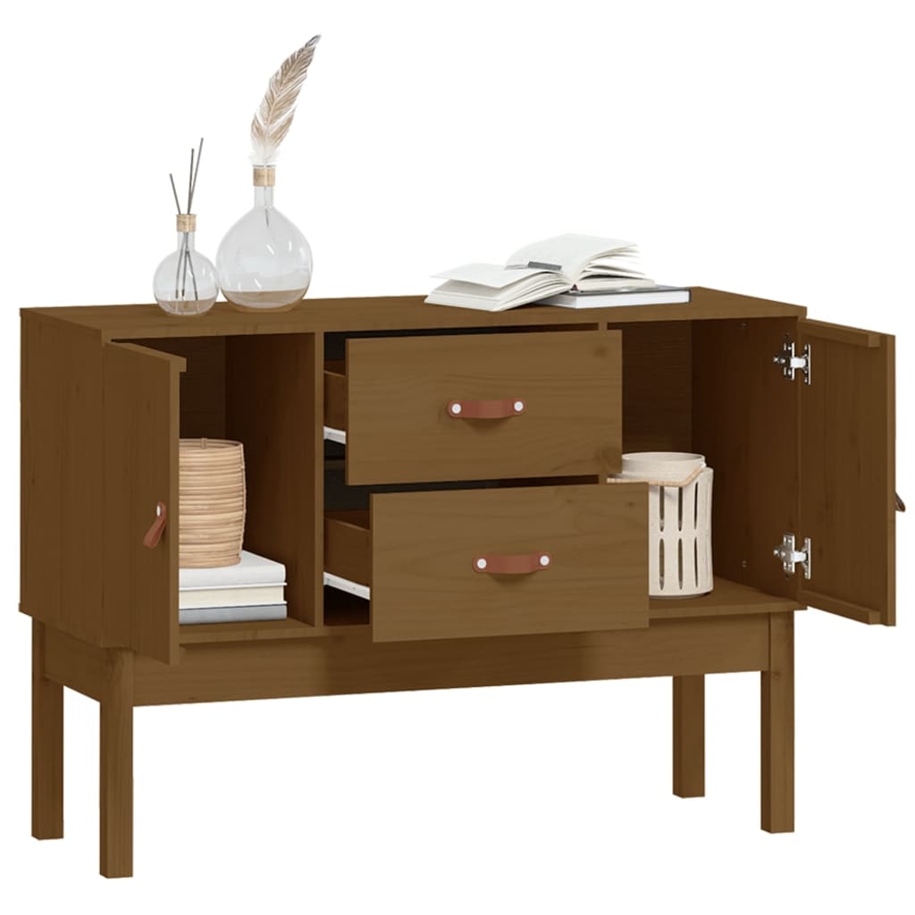 Sideboard 110X40X78 Cm Solid Wood Pine