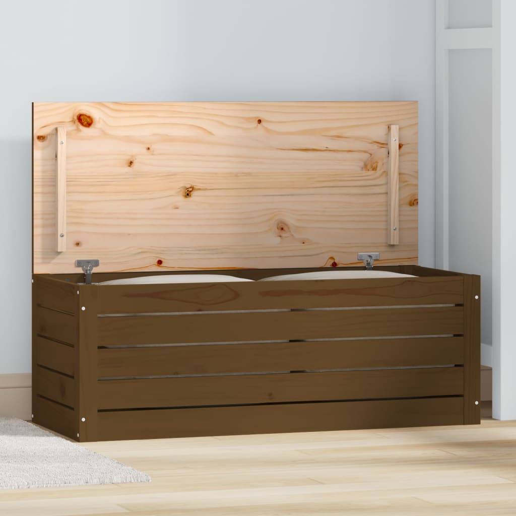 Storage Box Solid Wood Pine