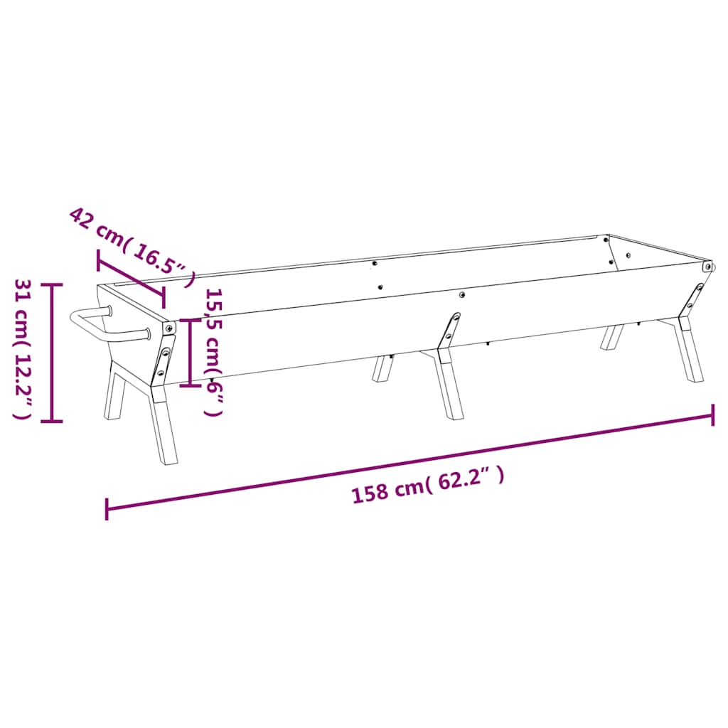 Automatic Barbecue Grill And Tray Set Stainless Steel